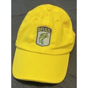 Bic Bass Pro Hat Baseball Yellow Logo Adjustable Unisex